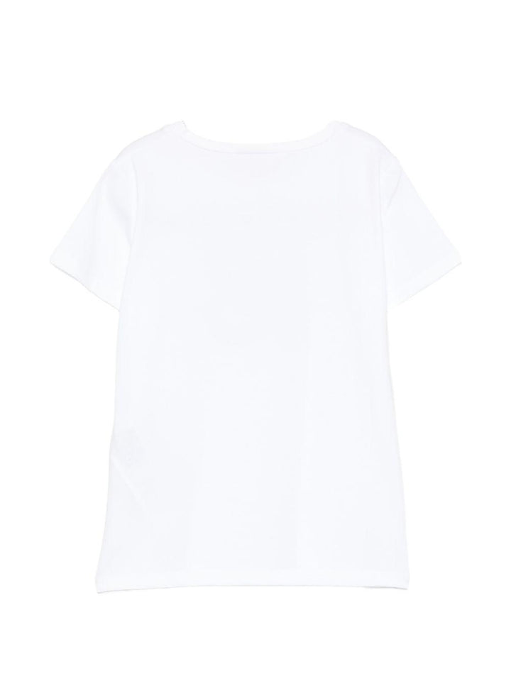 T-shirt bianca per bambina GA6045JS003 V9116 Liu Jo 