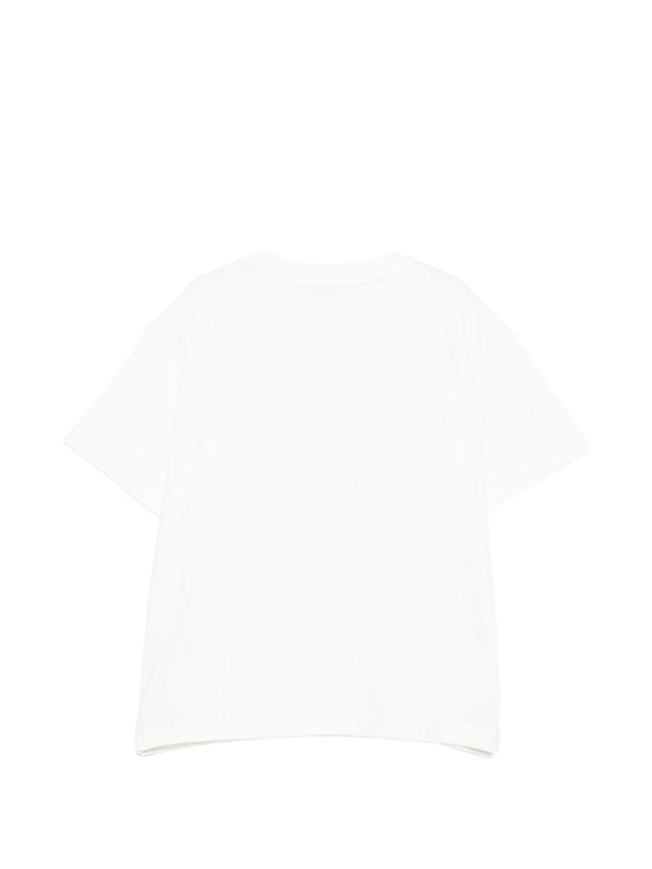 T-shirt bianco per bambina KFTS051CJE017 0998 Pinko Kids 