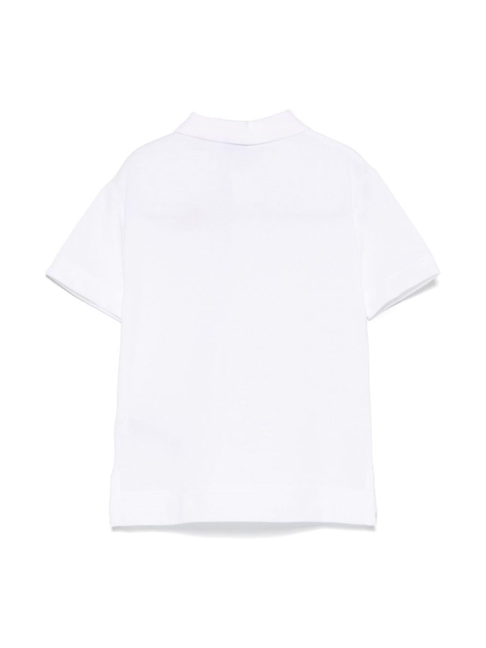 Polo bianca per bambino 8105073 A1464 Burberry Kids 