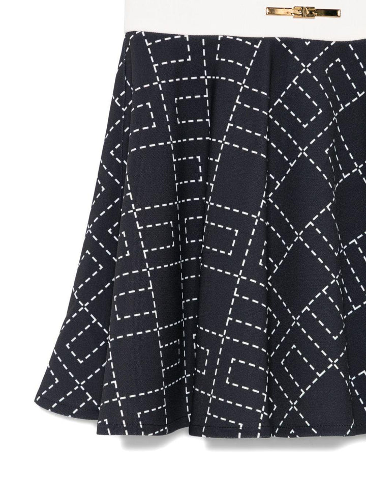 Abito nero per bambina EGAB2190GA023K D948 Elisabetta Franchi Kids 