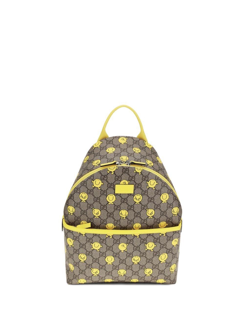 Zaino marrone/giallo per bambina 782708FAFN6 9850 Gucci Kids 