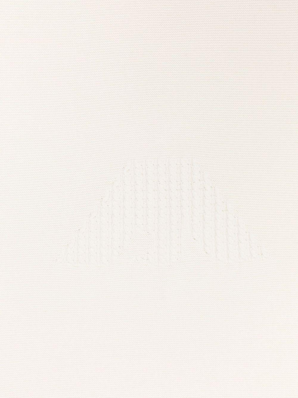 Coperta bianca per neonato EY000148AF18948 U0007 Emporio Armani Kids 