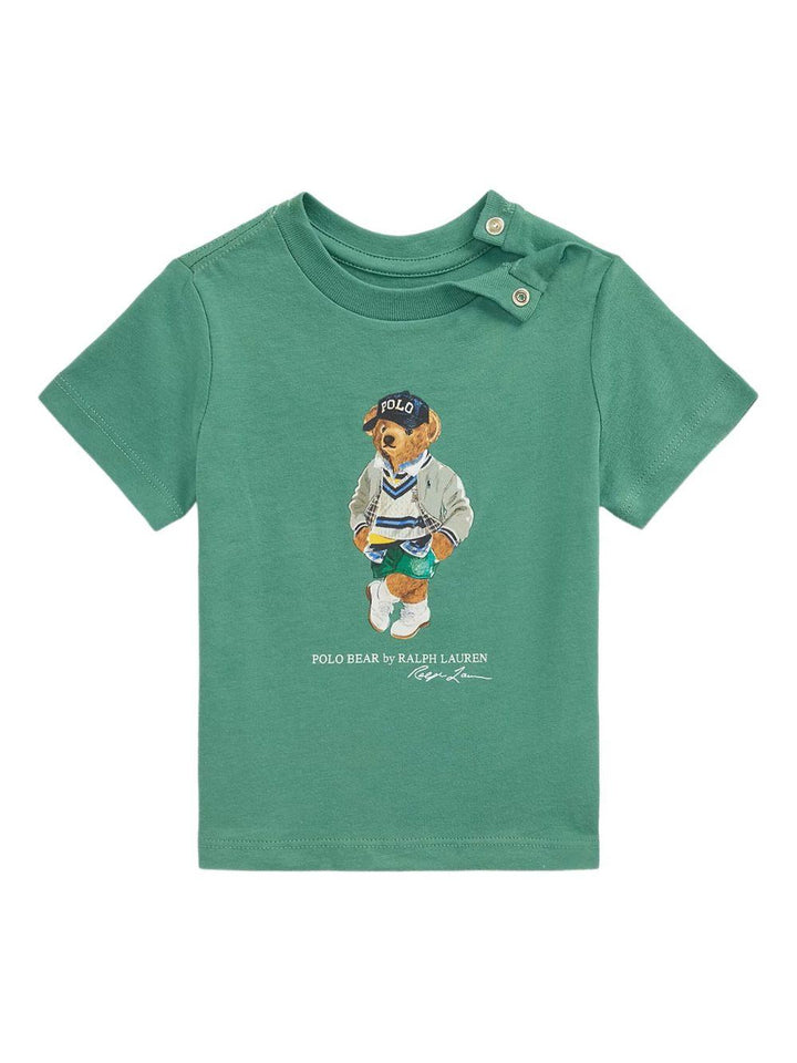 T-shirt verde per neonato
