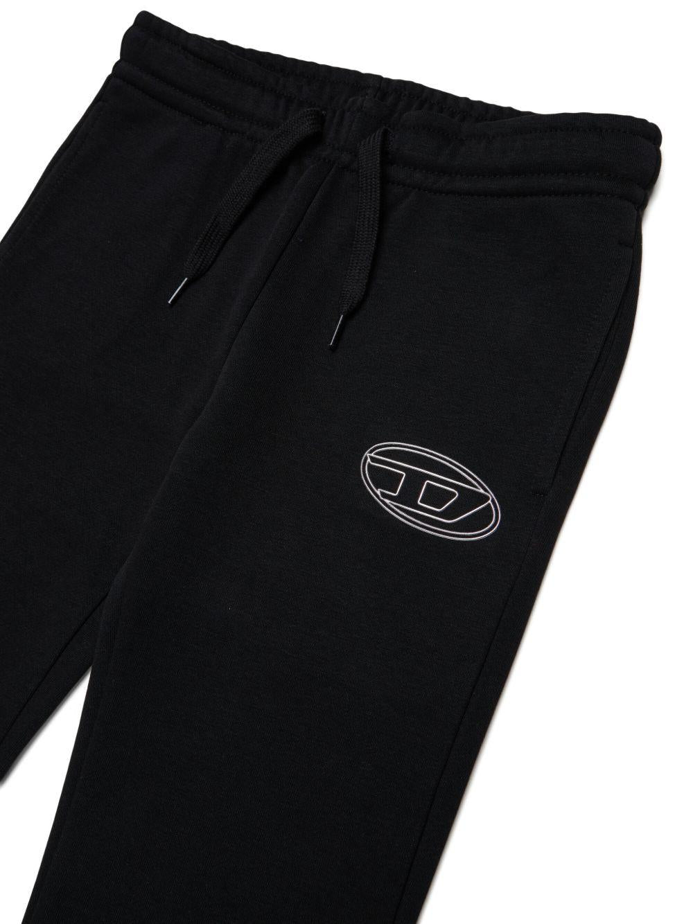 Pantalone nero per bambina J02917KYAZ3 K900 Diesel Kids 