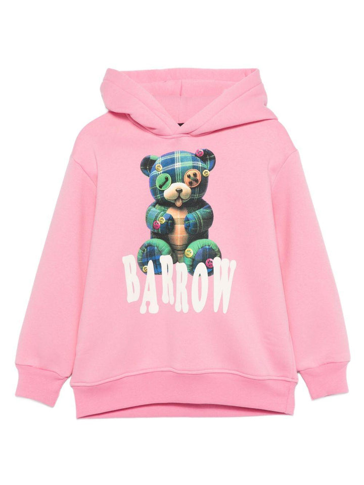 Felpa rosa per bambina F5BKJUHS234 042 Barrow Kids 