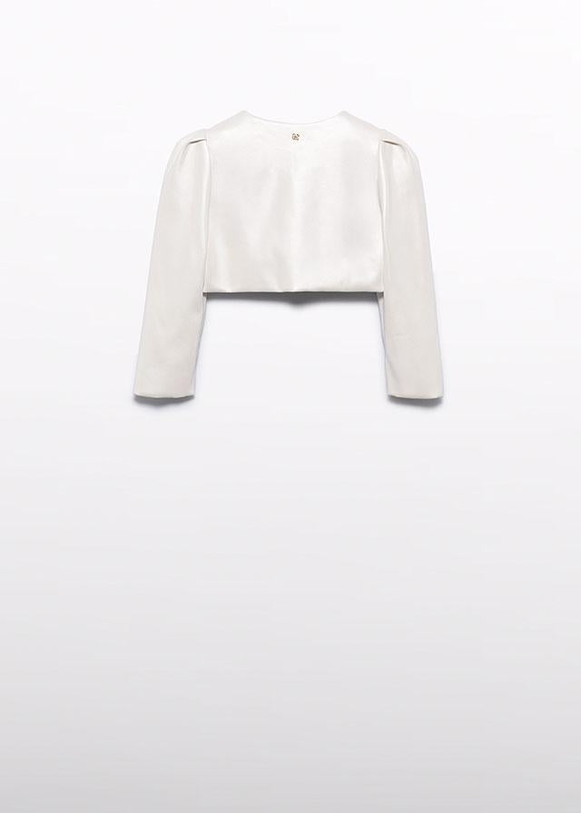 Giacca bianca per bambina 5305 056 Abel & Lula 