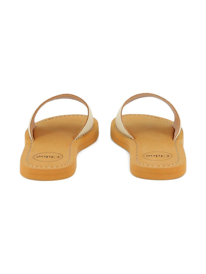 Ciabbatte beige per bambina C20881 117 Chloe 