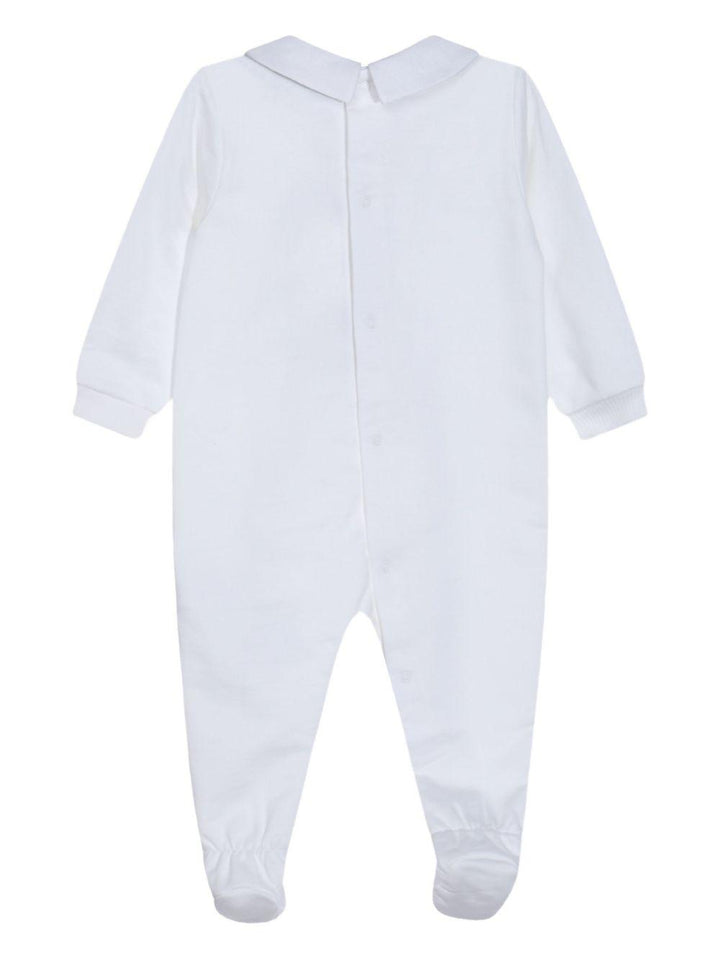 Tutina bianca per neonato MMY08BLCA40 10063 Moschino Kids 