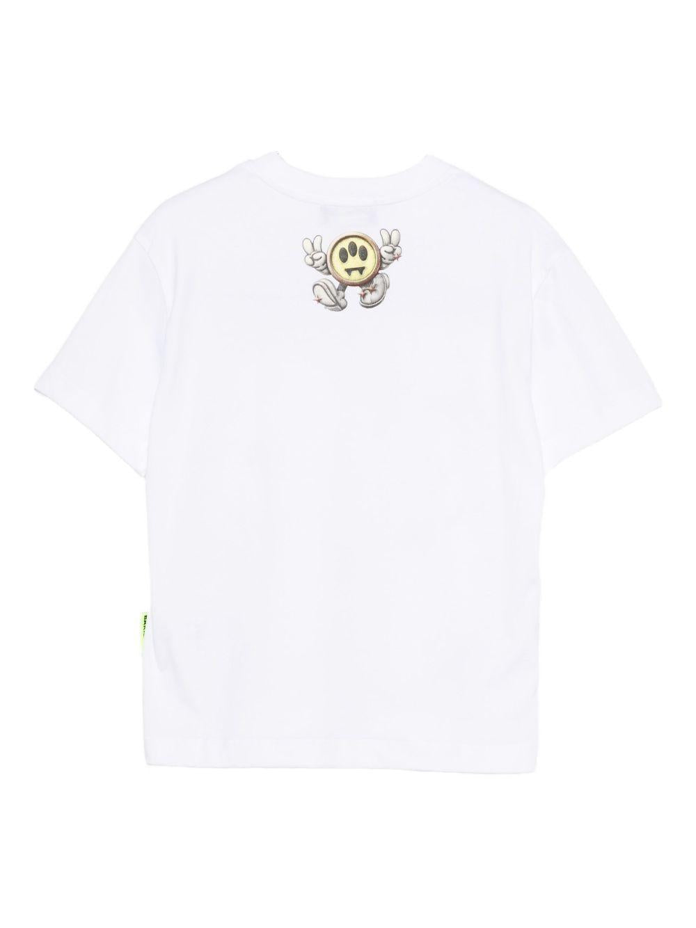 T-shirt bianco per bambino F5BKJUTH227 002 Barrow Kids 