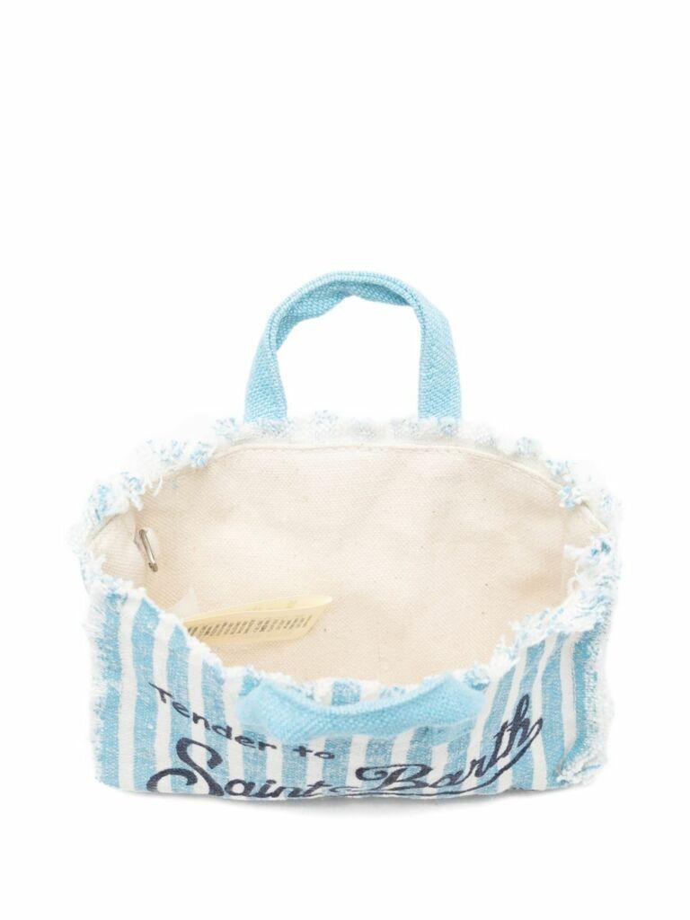 Borsa celeste/bianca per bambina PHONE002 00398L MC2 Saint Barth Kids 