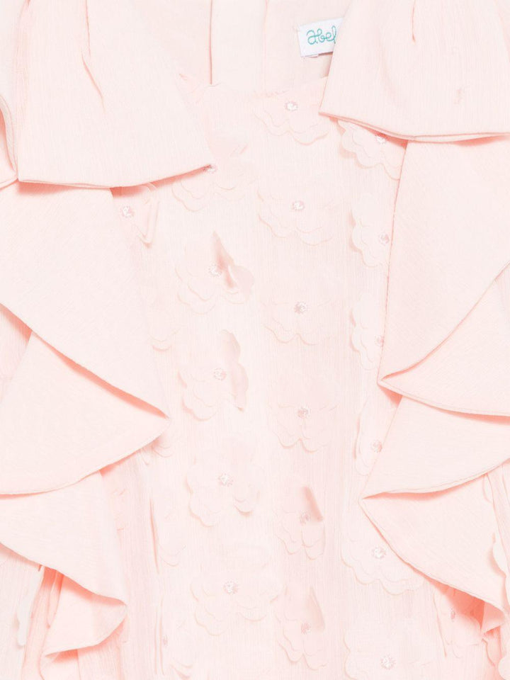 Abito rosa pesca per bambina