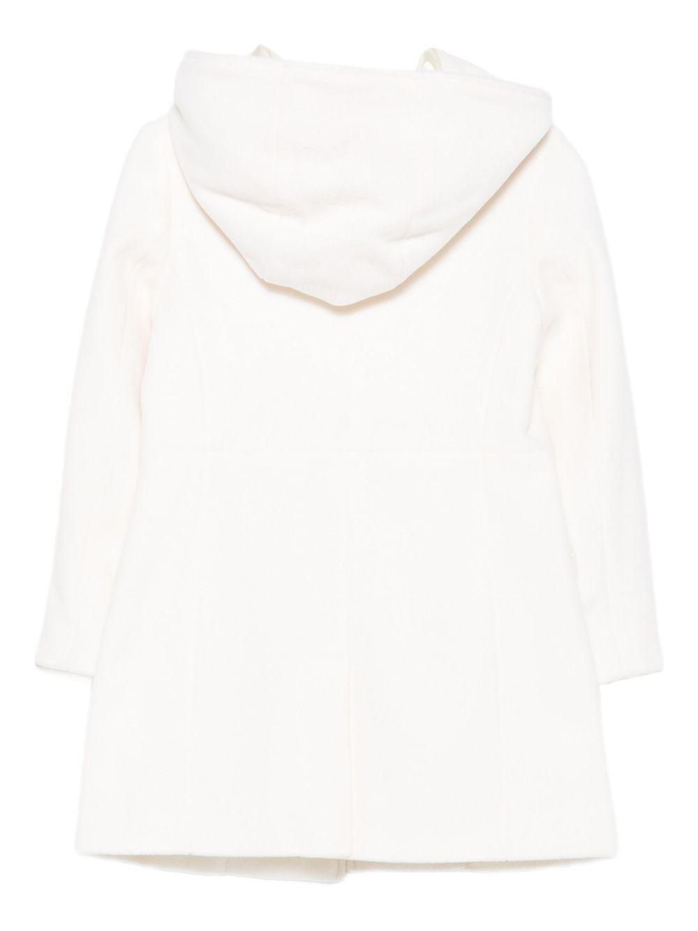 Cappotto bianco sporco per bambina FX2A00E0226 101 Fay Kids 