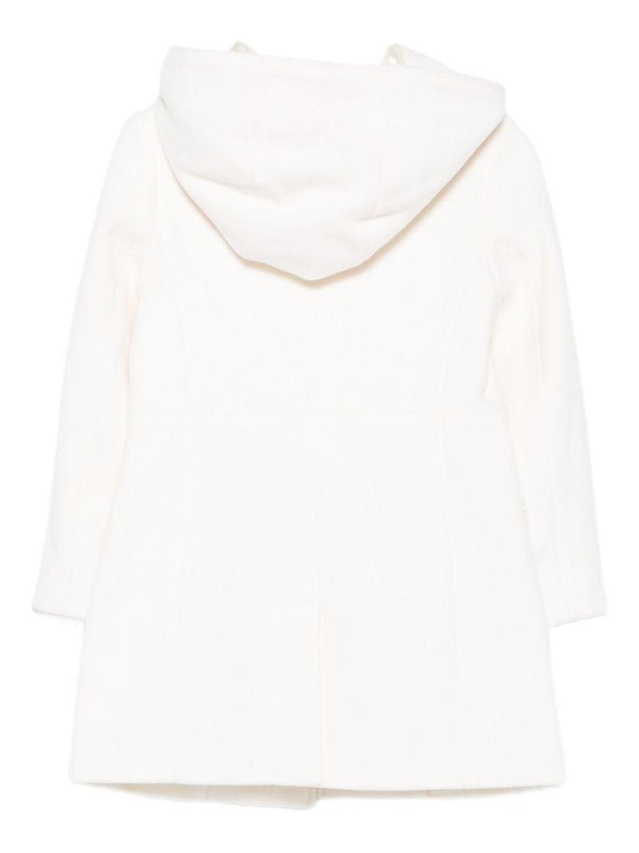 Cappotto bianco sporco per bambina FX2A00E0226 101 Fay Kids 