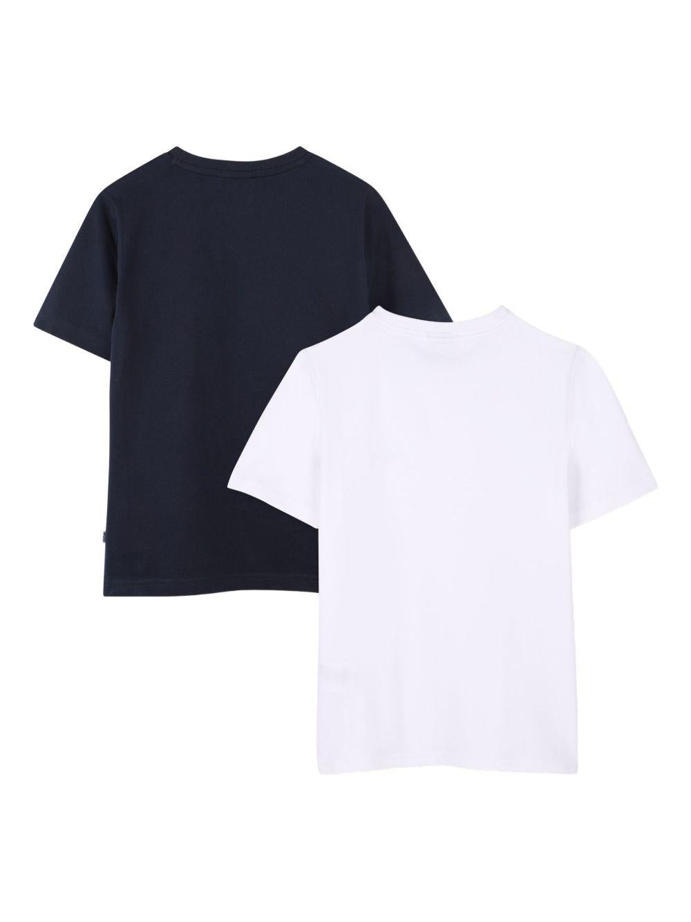 T-shirts blu navy/bianca per bambino J52680 V41 Boss Kids 