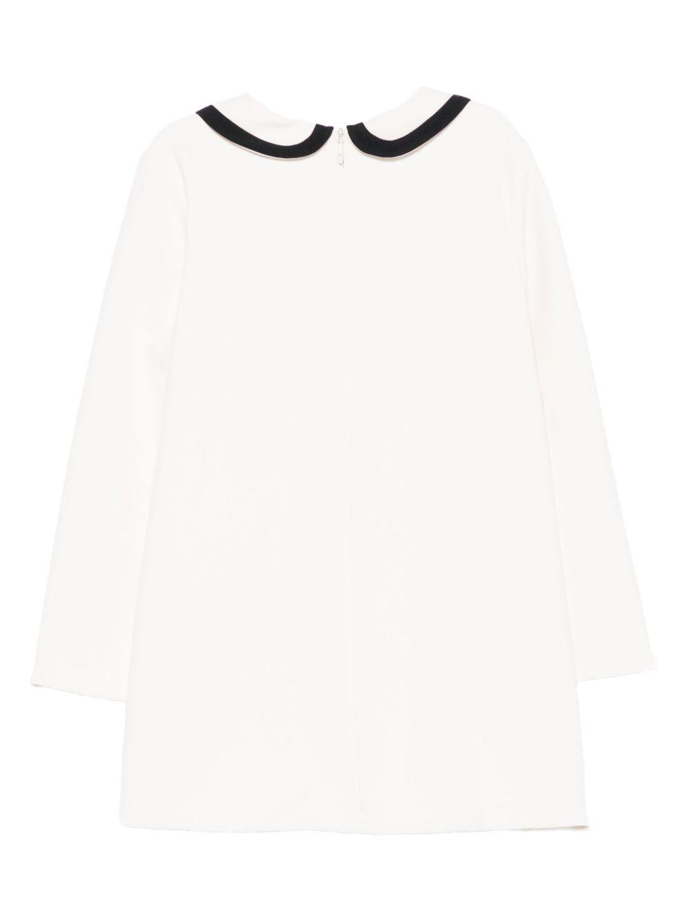 Abito bianco per bambina EGAB2150GA085K D759 Elisabetta Franchi Kids 