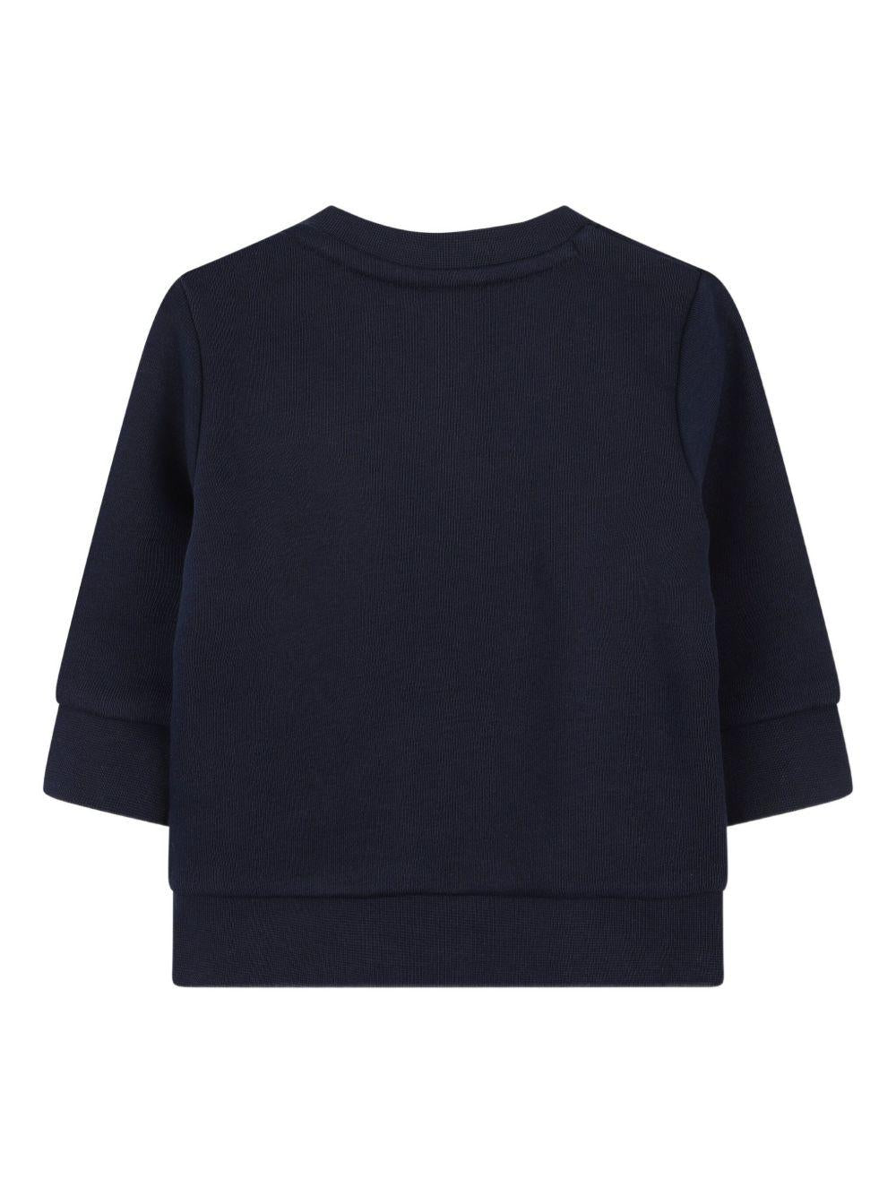 Felpa blu navy per neonato J52457 849 Boss Kids 