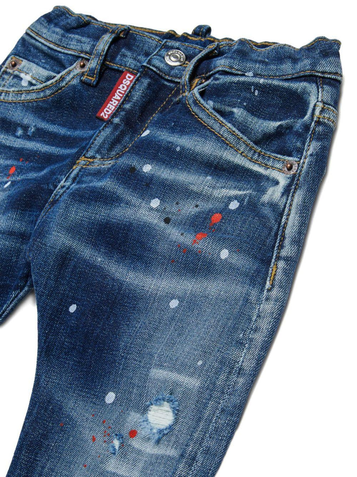 Jeans blu per neonato DQ01TCD0AFU DQ01 Dsquared2 Kids 