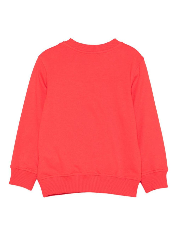 Felpa rossa per bambino HNF08VLCA60 50109 Moschino Kids 