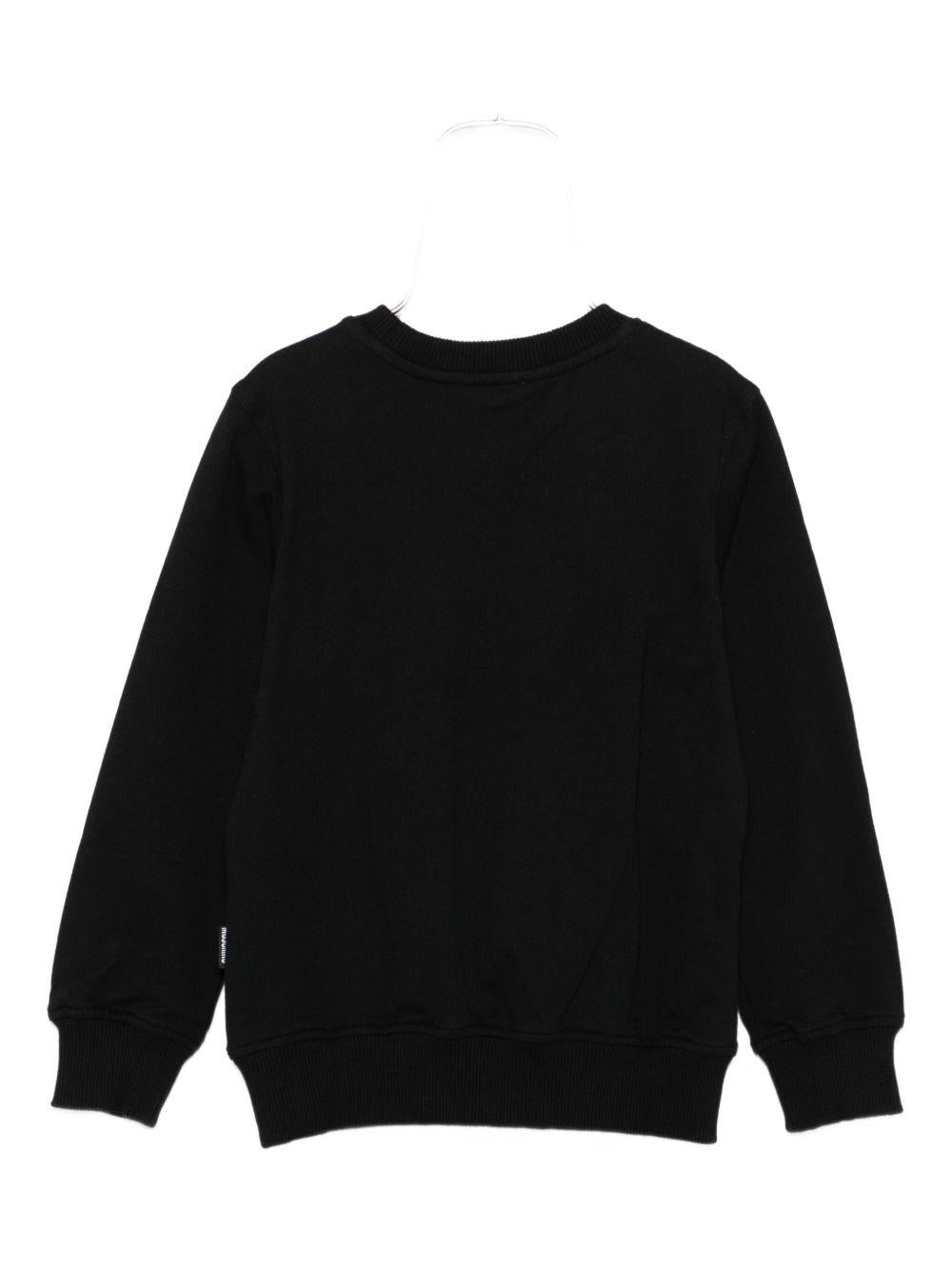 Maglione nero per bambino HRF08VLCA40 60100 Moschino Kids 