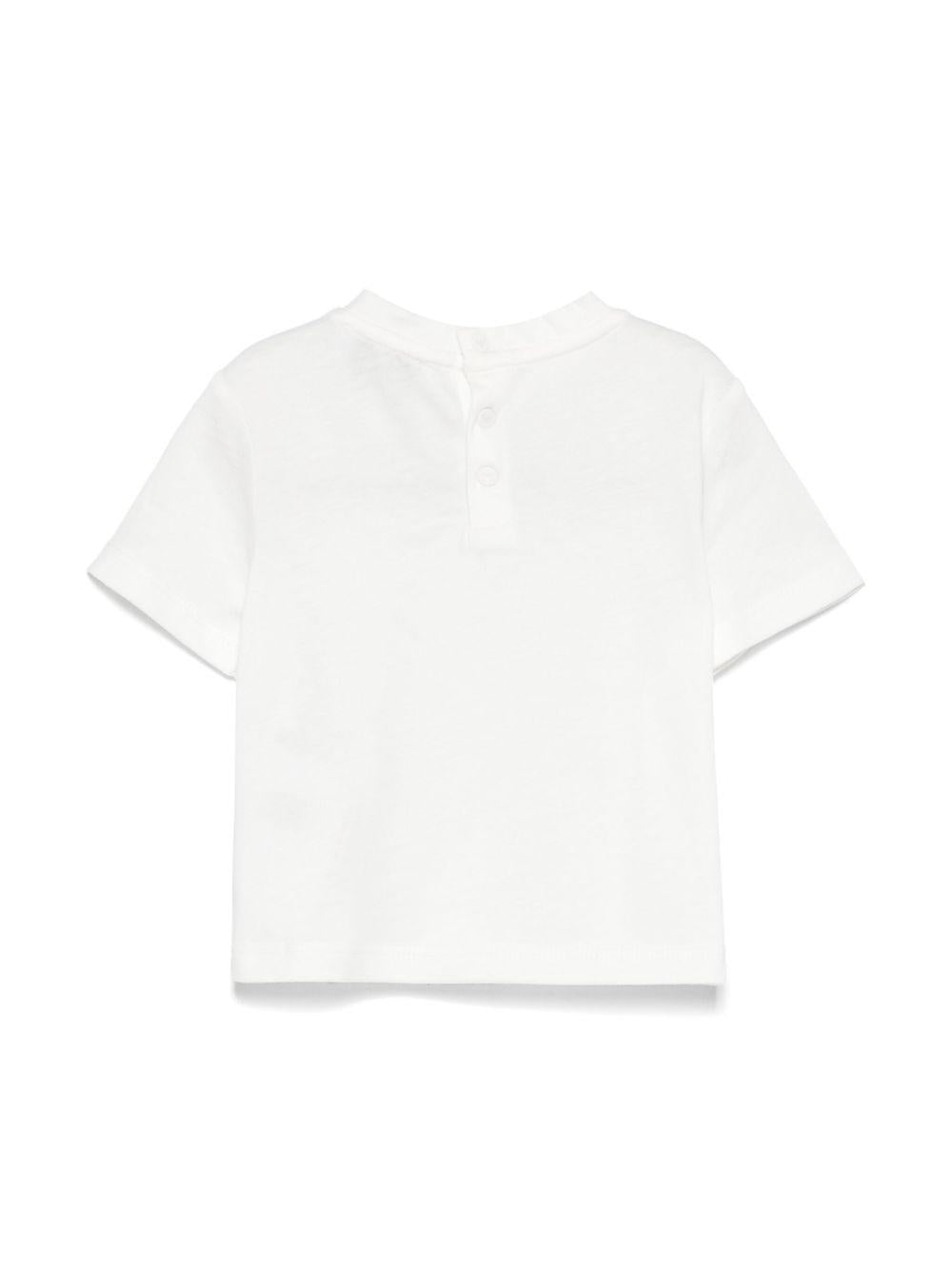 T-shirt bianca per neonato EB000419AF15013 M0135 Emporio Armani Kids 