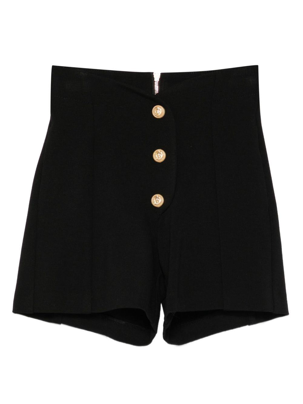 Bermuda nera per bambina BX6B09J0371 930OR Balmain Kids 