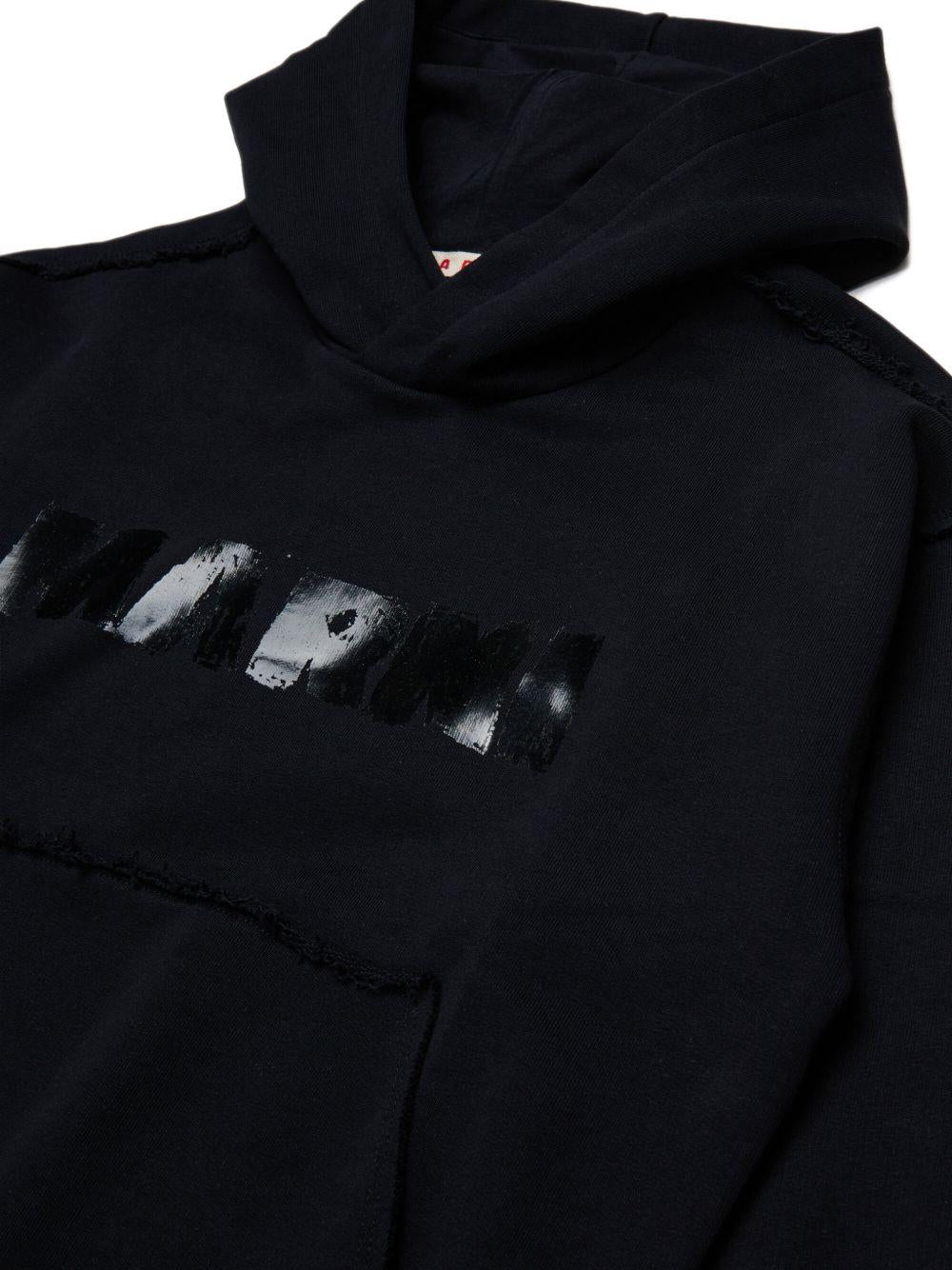 Felpa nera per bambino M01886M00YA 0M900 Marni Kids 
