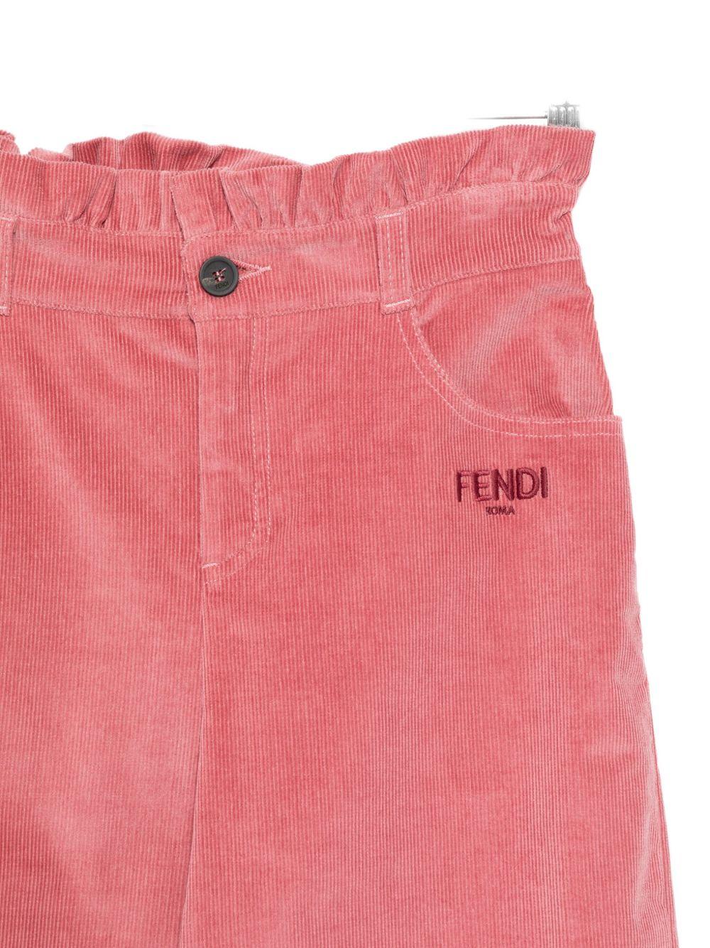 Pantalone rosa per bambina JFF380AYMC F1T6P Fendi Kids 