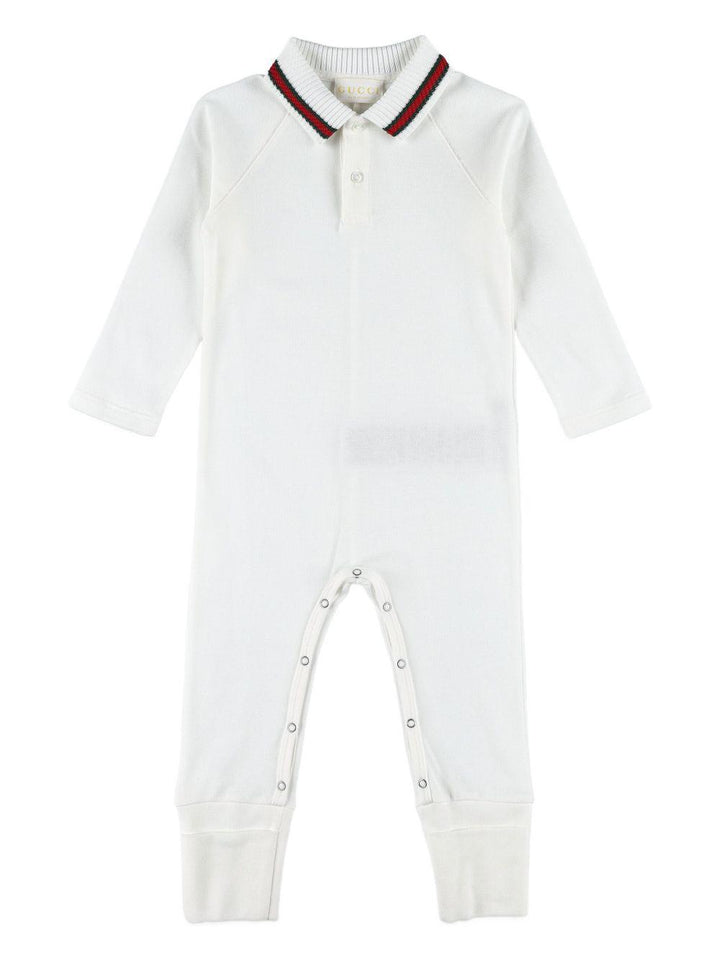 Tutina bianca per neonato 825183XJHAM 9024 Gucci Kids 