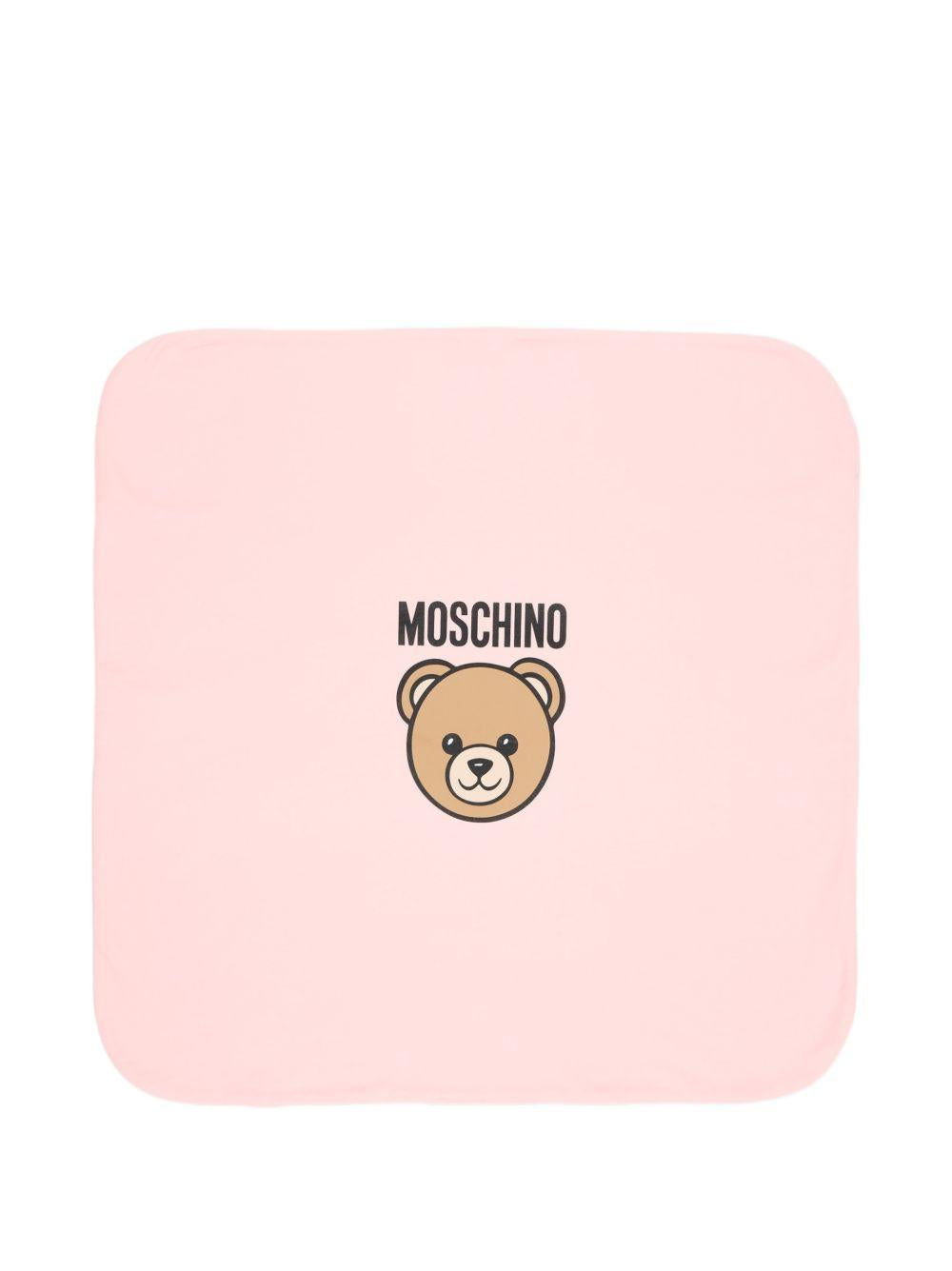 Coperta rosa per neonato MUB00OLCA40 50209 Moschino Kids 