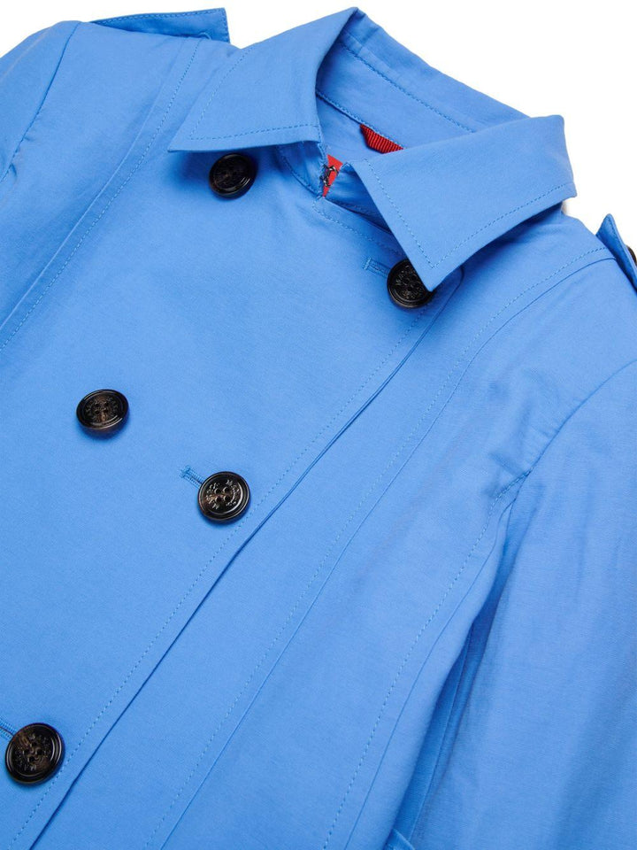 Trench turchese per bambina MX0011MX003 MX805 Max&co Kids 