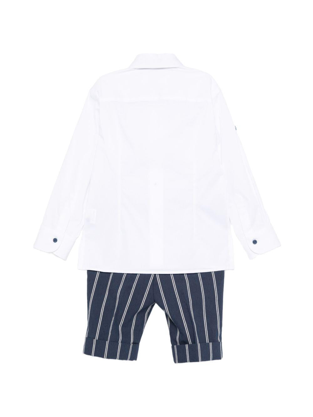 Completo elegante bianco/blu per neonato MB3082944908 60 Colorichiari Kids 