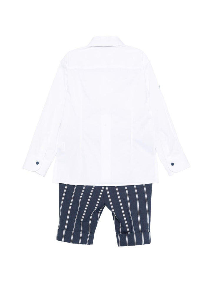 Completo elegante bianco/blu per neonato MB3082944908 60 Colorichiari Kids 