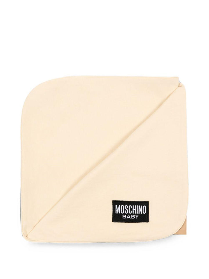 Coperta beige per neonato MUB00OLCA40 20404 Moschino Kids 