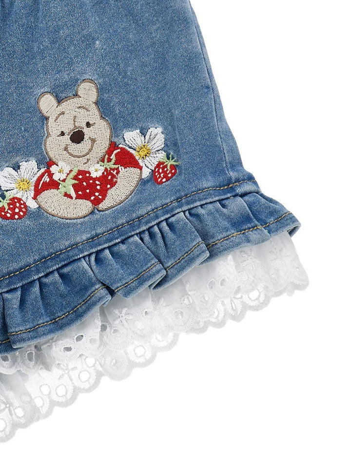 Bermuda blu per bambina 39G4097017 0062 Monnalisa Kids 