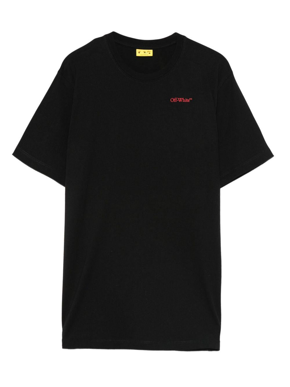 T-shirt nera per bambino OBAA002F25JER00D 1025 Off White Kids 
