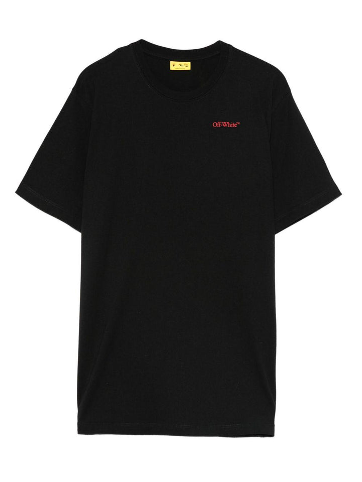 T-shirt nera per bambino OBAA002F25JER00D 1025 Off White Kids 