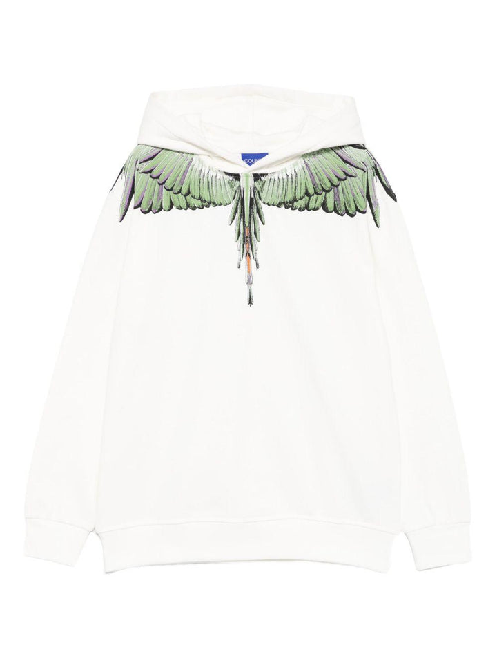 Felpa bianca per bambino F5CMJBHS060 002 Marcelo Burlon Kids 