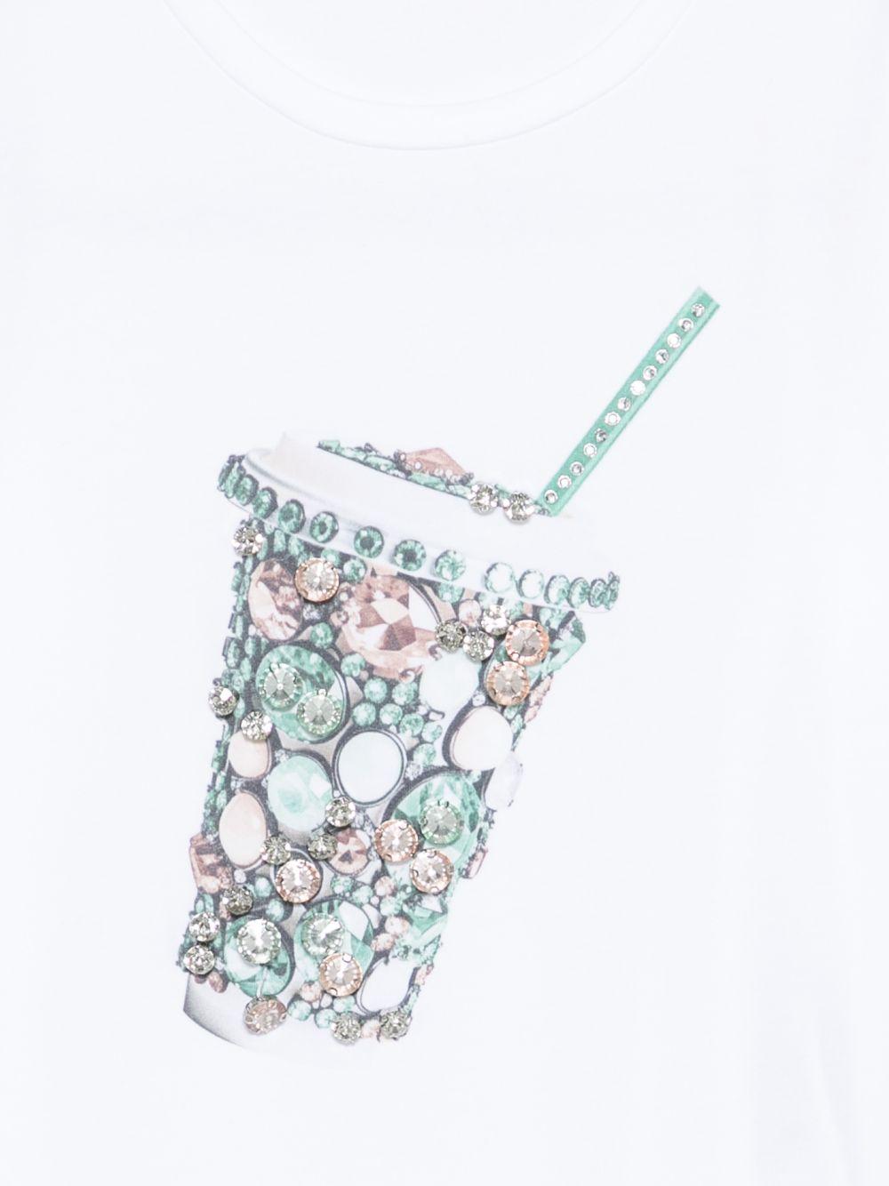 T-shirt bianco per bambina GA6112JS003 L9042 Liu Jo 