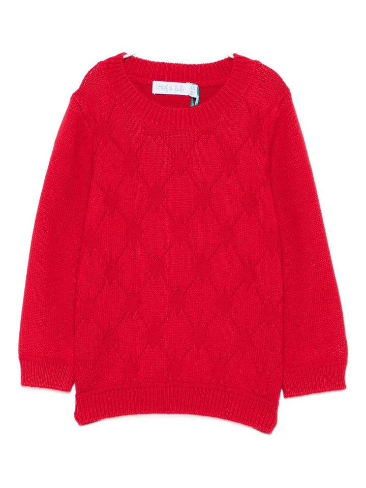 Maglione rossa per neonata 5803 002 Abel & Lula 