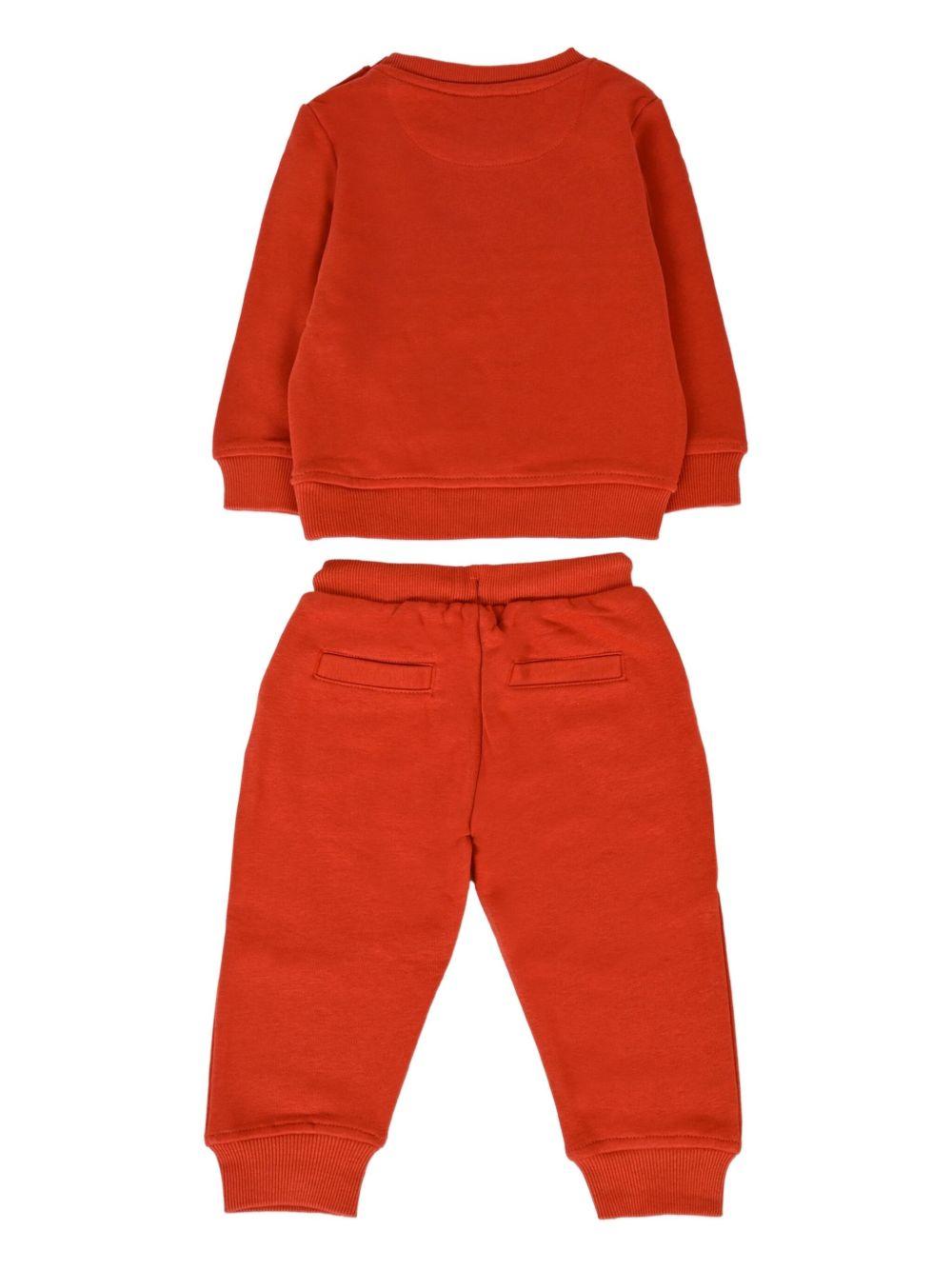 Completo sportivo rosso per neonato TIA25015CF EMB Trussardi Kids 