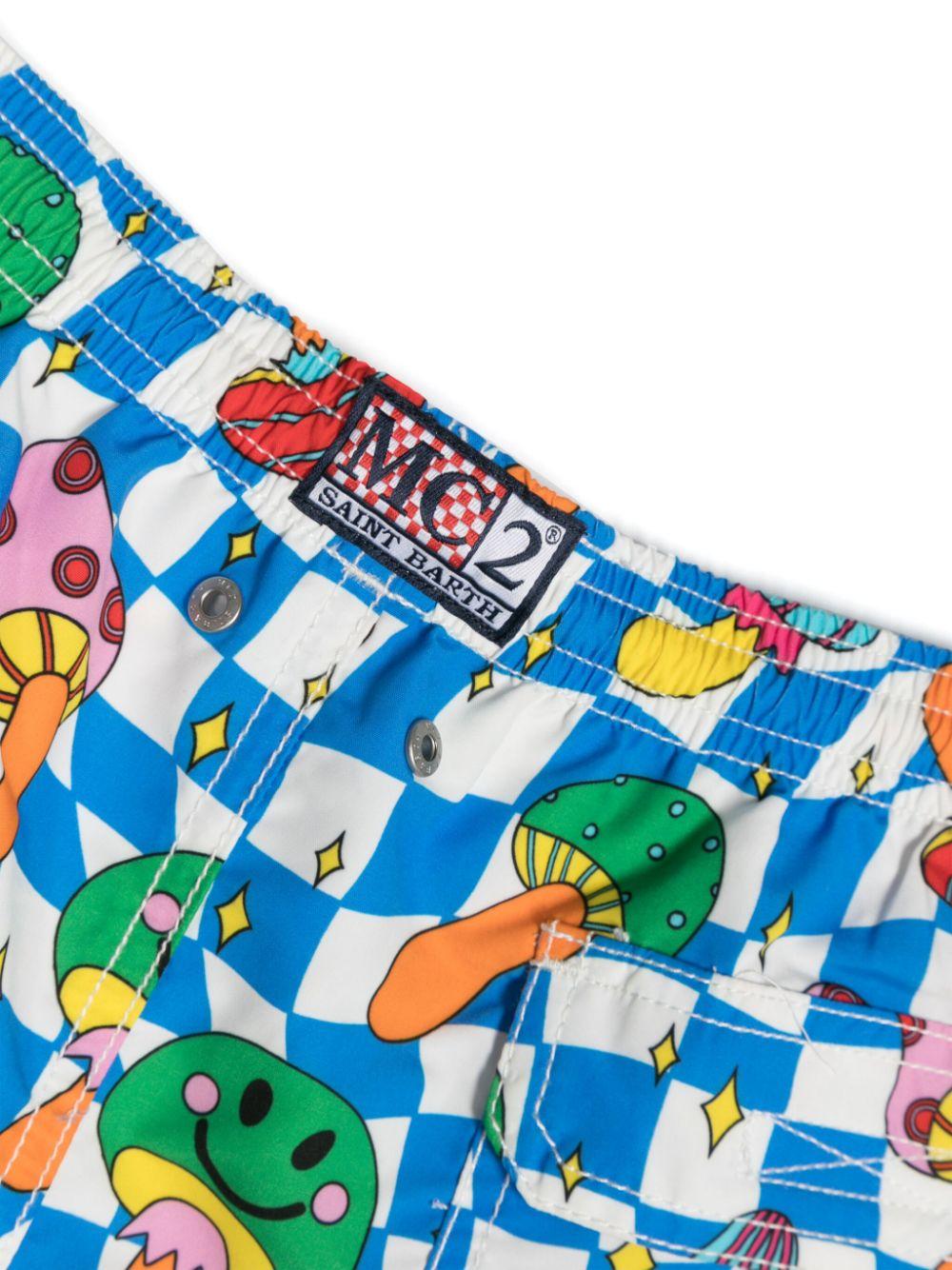 Costume ciano/multicolore per bambino