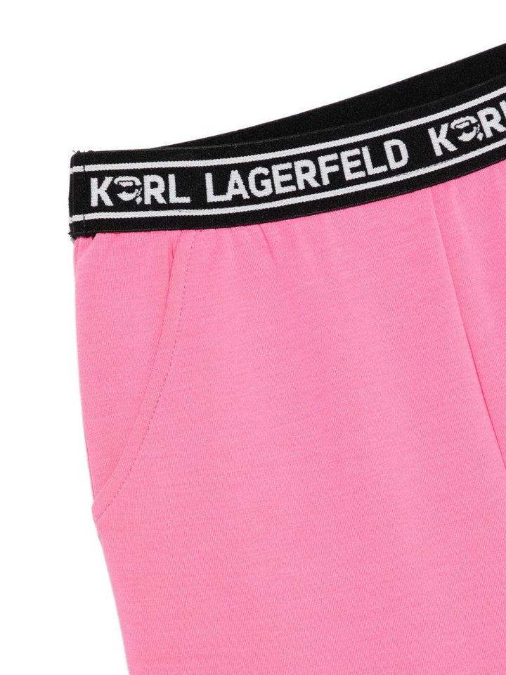 Completo rosa per bambina Z30649K 48V Karl Lagerfeld Kids 