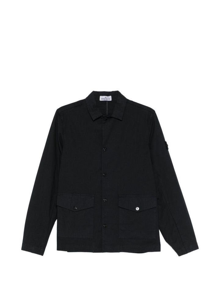 Giacca blu navy per bambino 6A100001S0001 V0020 Stone Island Kids 