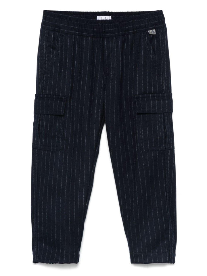 Blue/white trousers for children