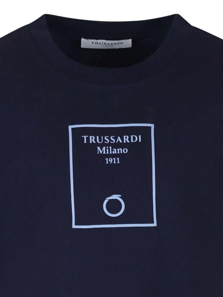 T-shirt blu navy per bambino