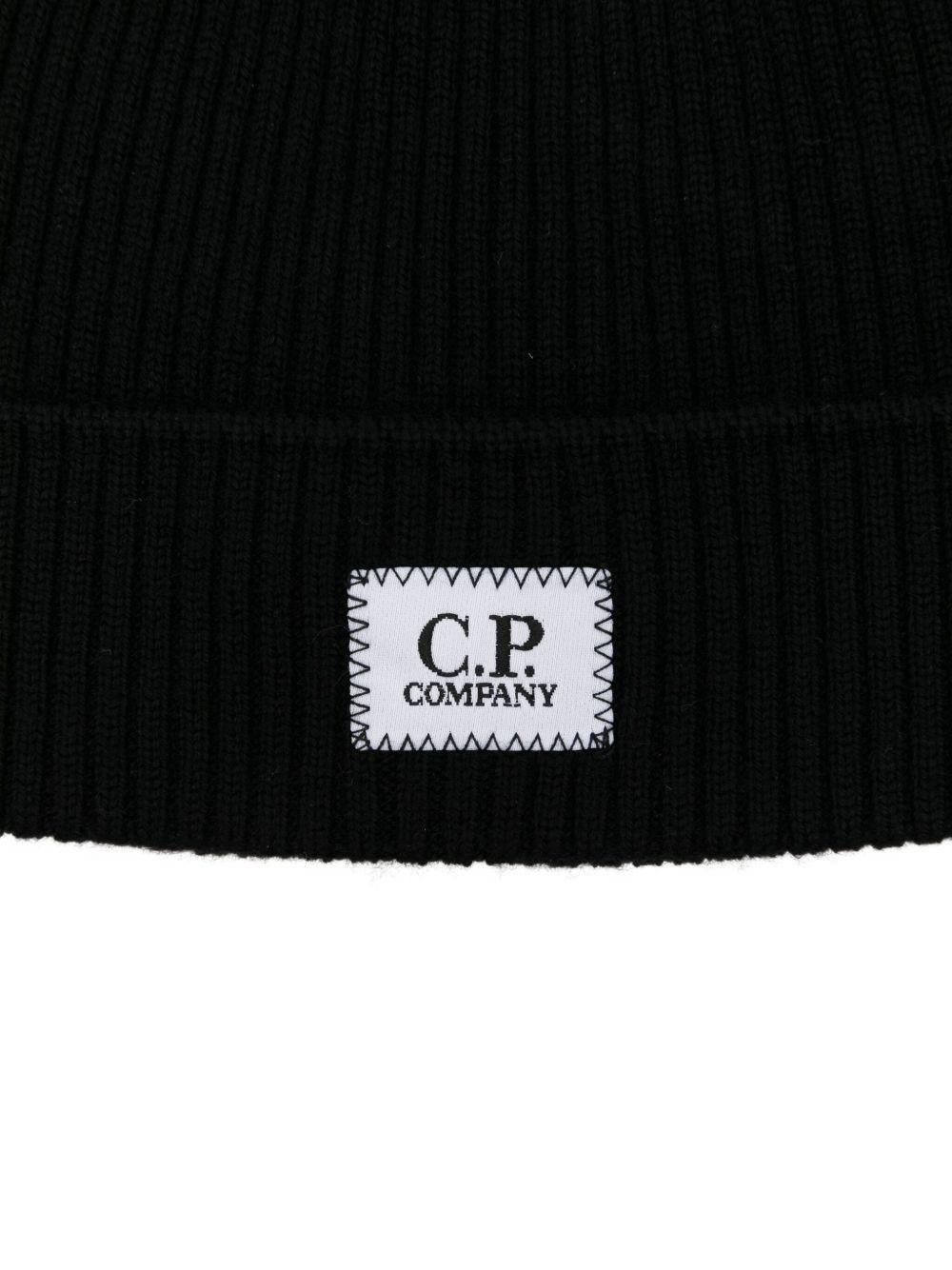 Cappello nero per bambino CNX009LHE71 60100 C.P Company Kids 