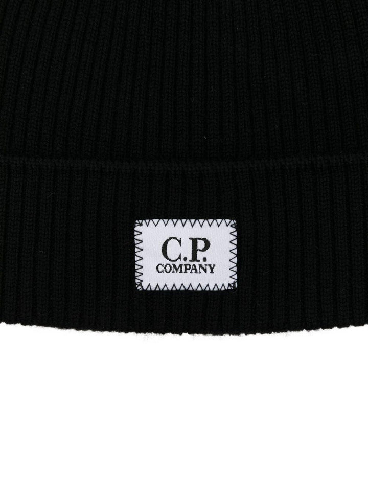 Cappello nero per bambino CNX009LHE71 60100 C.P Company Kids 