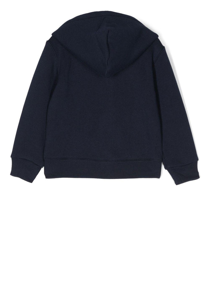 Felpa per bambino in misto cotone blu 323547626 001 Ralph Lauren Kids 