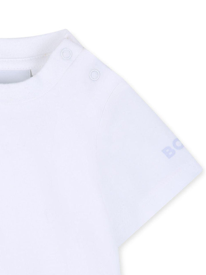 Completo bianco/azzurro per neonato J53038 771 Boss Kids 