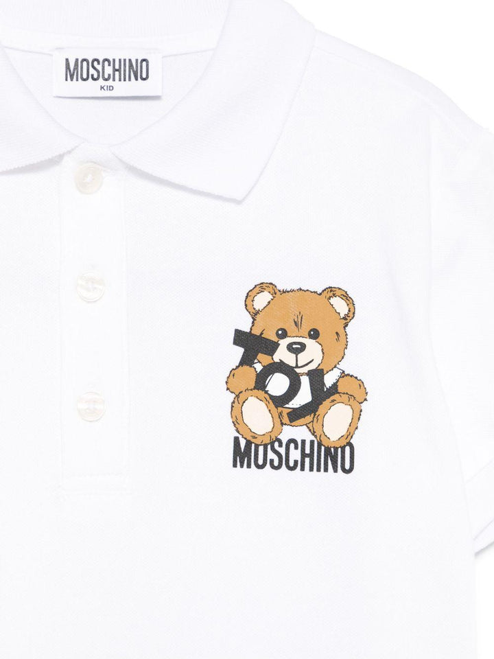 Polo bianca per bambino